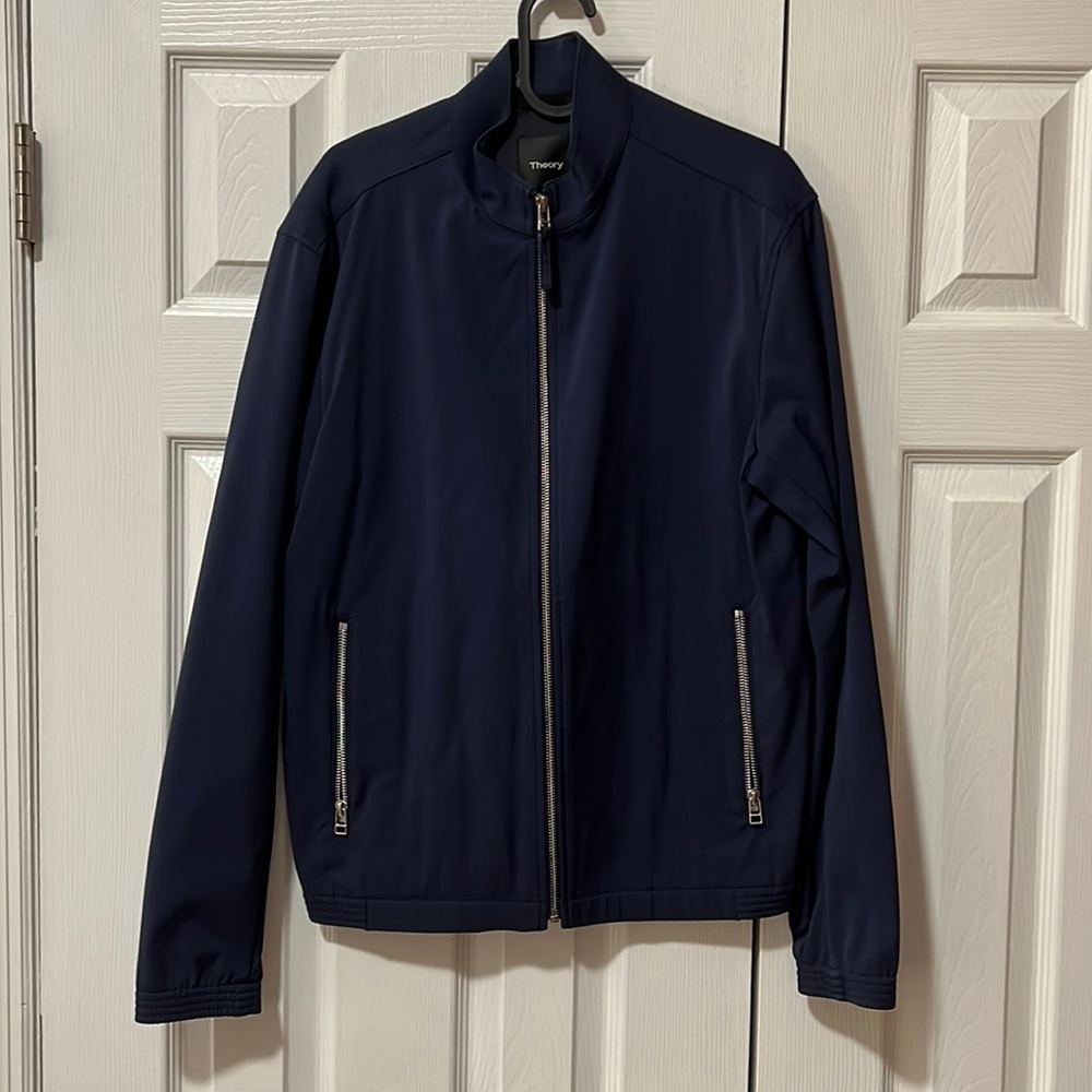 Theory Mens Bomber Jacket - Navy